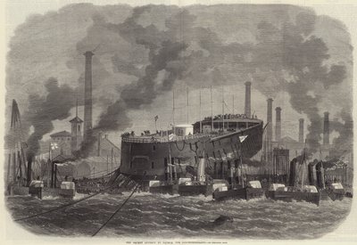 The Recent Attempt to Launch the Northumberland by Edwin Weedon